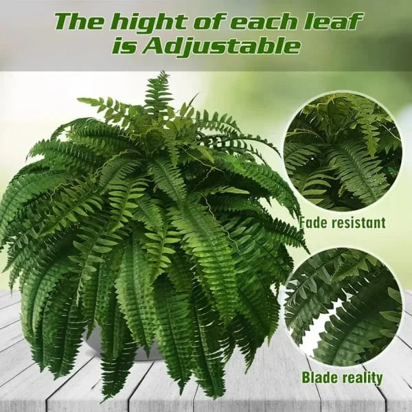 Artificial Boston Fern Plant for Home Decor