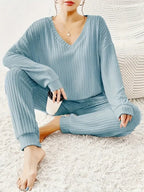 Women’s Ribbed Loungewear Set