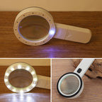 LED Magnifying Glass 30X Lens