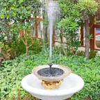 Solar Garden Fountain for Outdoor Water Features