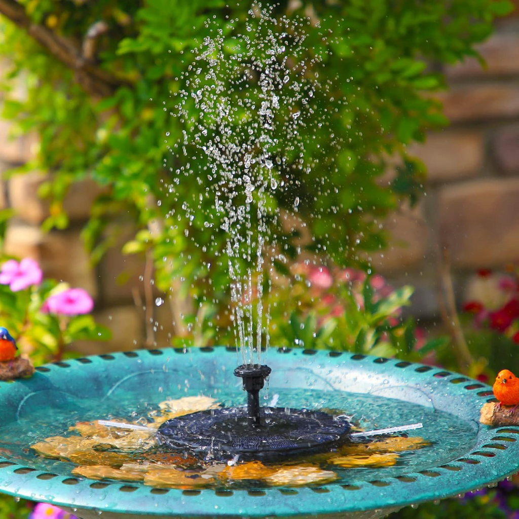 Solar Garden Fountain for Outdoor Water Features