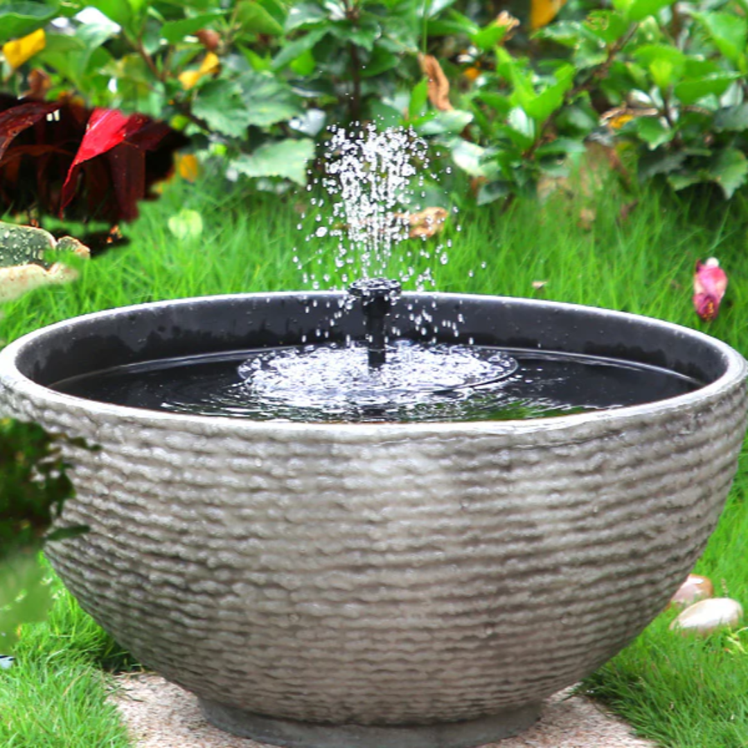 Solar Garden Fountain for Outdoor Water Features