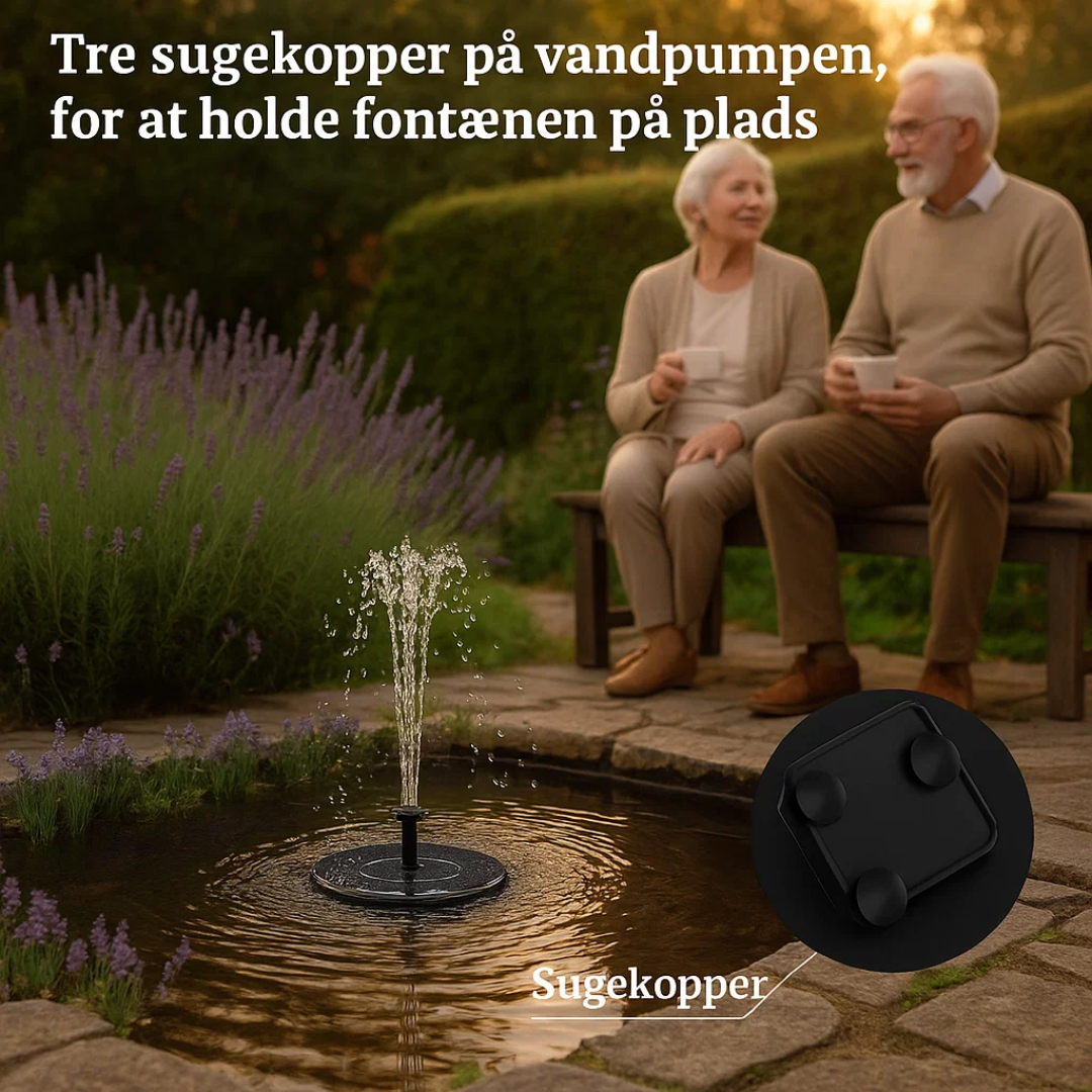Solar Garden Fountain for Outdoor Water Features