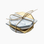 Marble Coaster Set Protective Design