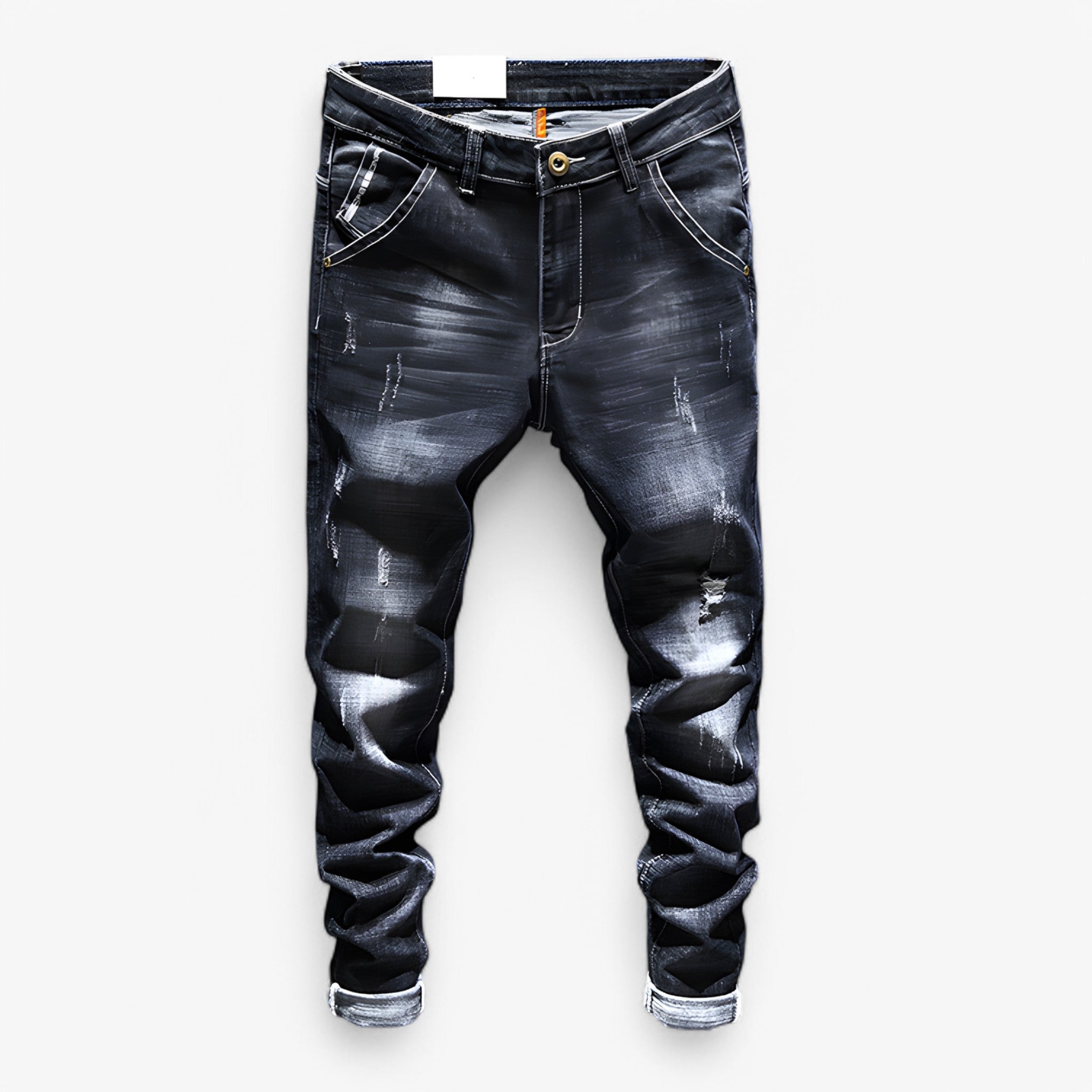 Men's Stretch Denim Jeans with Comfortable Fit