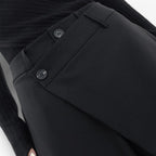 Asymmetric High Waist Trousers