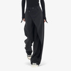 Asymmetric High Waist Trousers