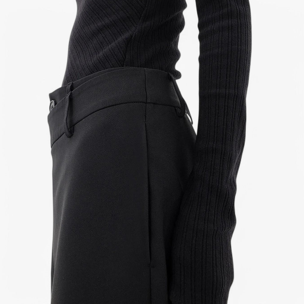 Asymmetric High Waist Trousers