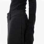 Asymmetric High Waist Trousers