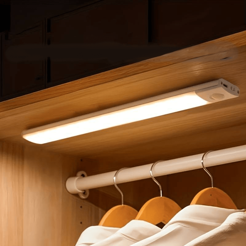 LED motion sensor light rechargeable magnetic