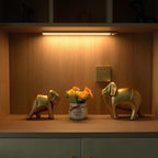 LED motion sensor light rechargeable magnetic