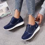 Platform Sneakers with Zipper Closure