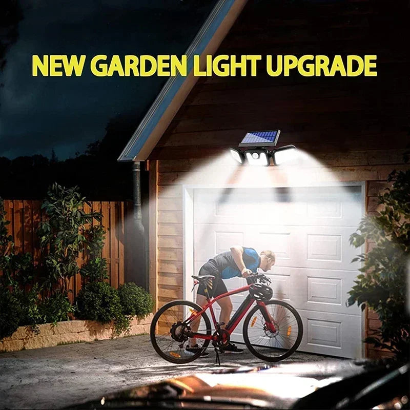 Solar Motion Sensor LED Wall Light