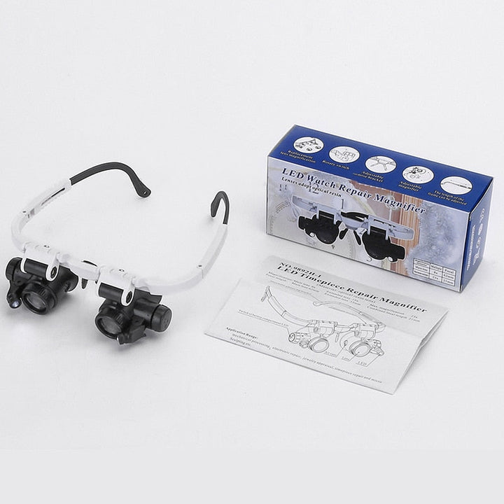LED Magnifying Headband Glasses