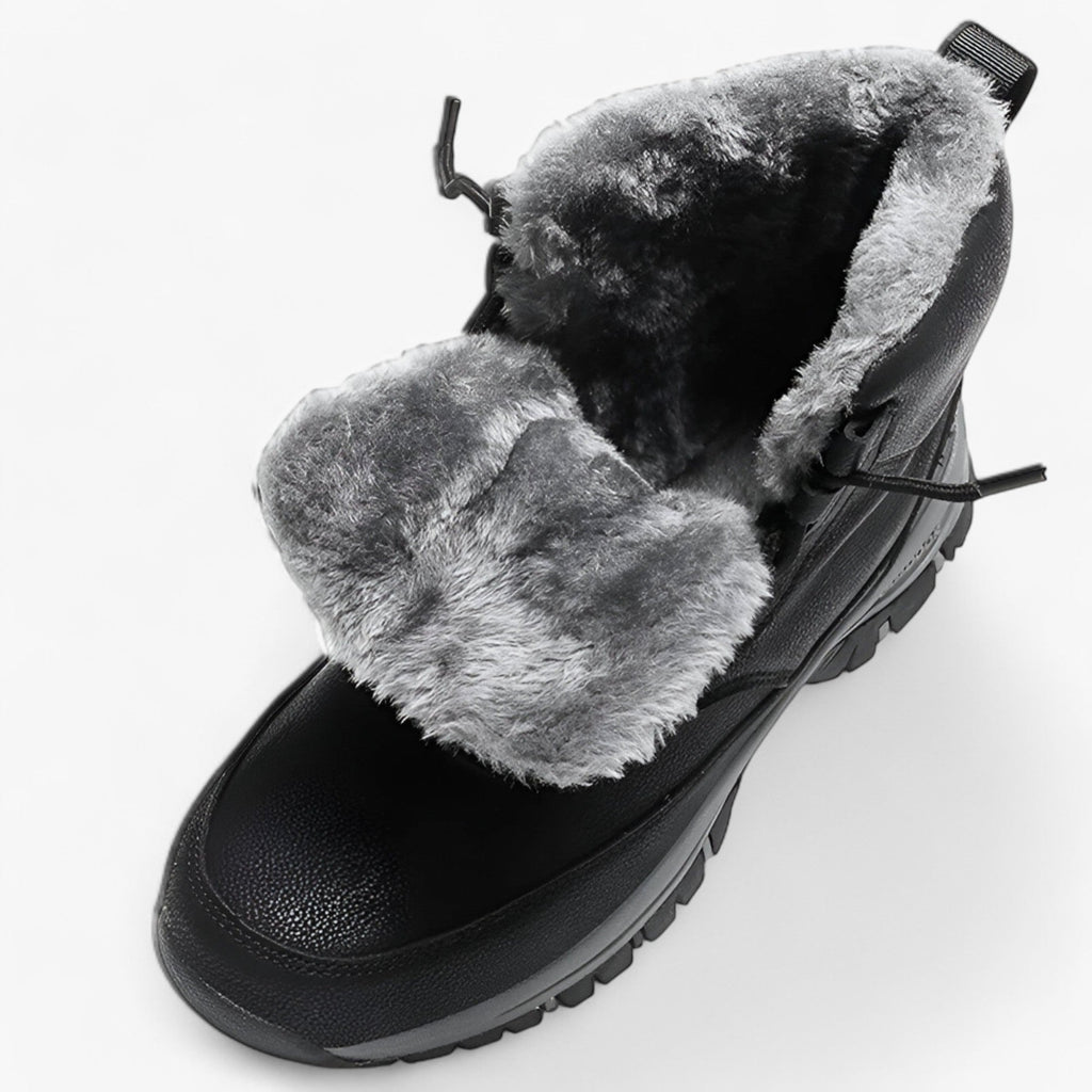 Men's Waterproof Leather Winter Boots