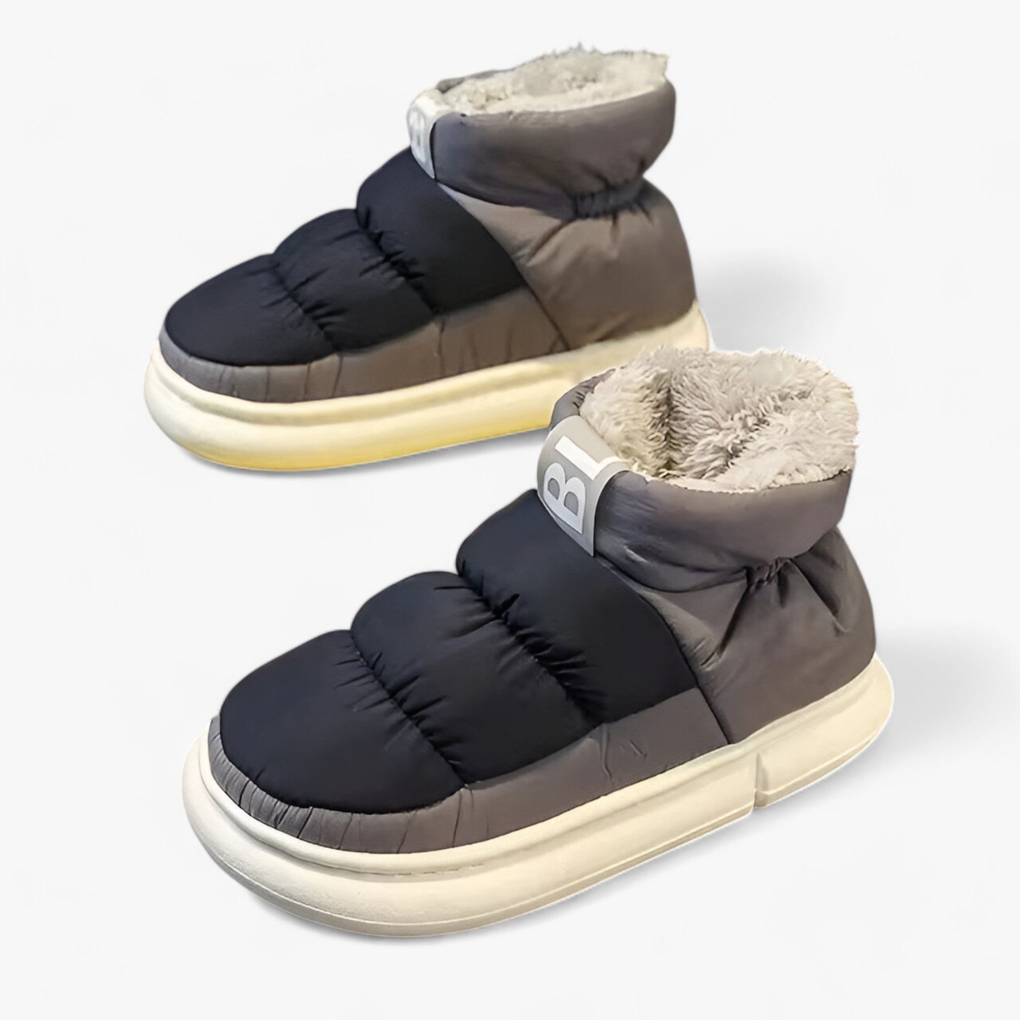 Waterproof Winter Lace-Up Boots – Warm Slip-Resistant