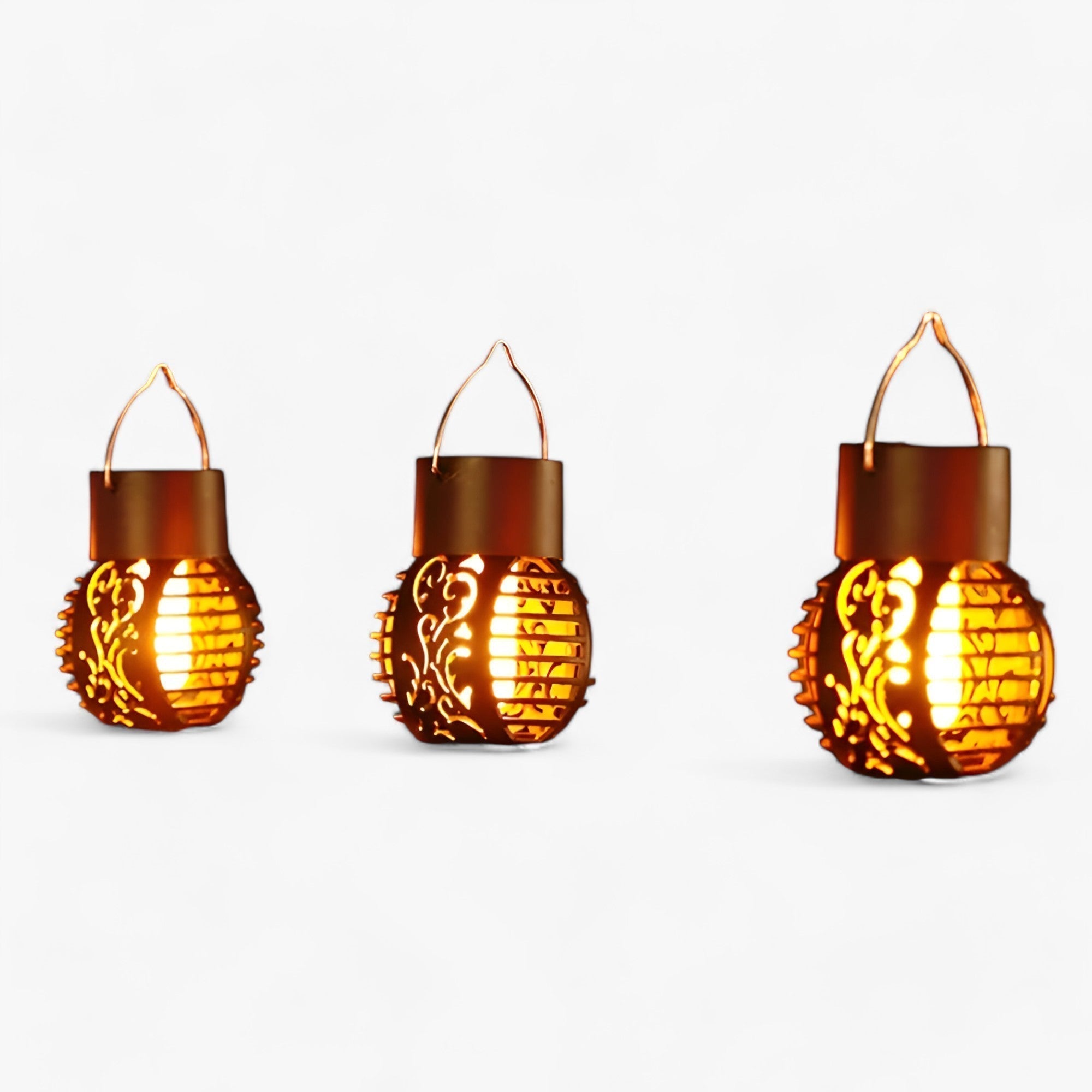 Solar-Powered Outdoor Chandelier
