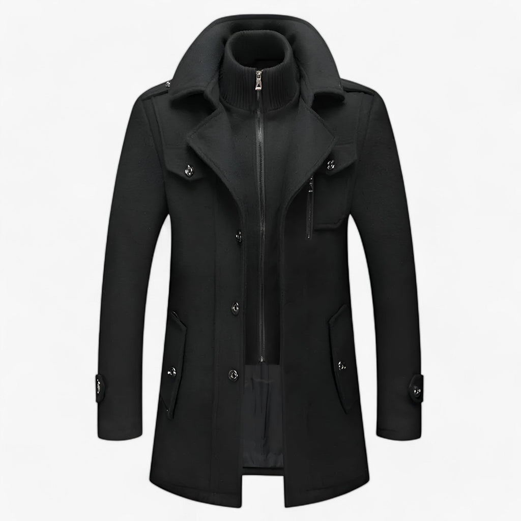Long Men’s Windbreaker Jacket