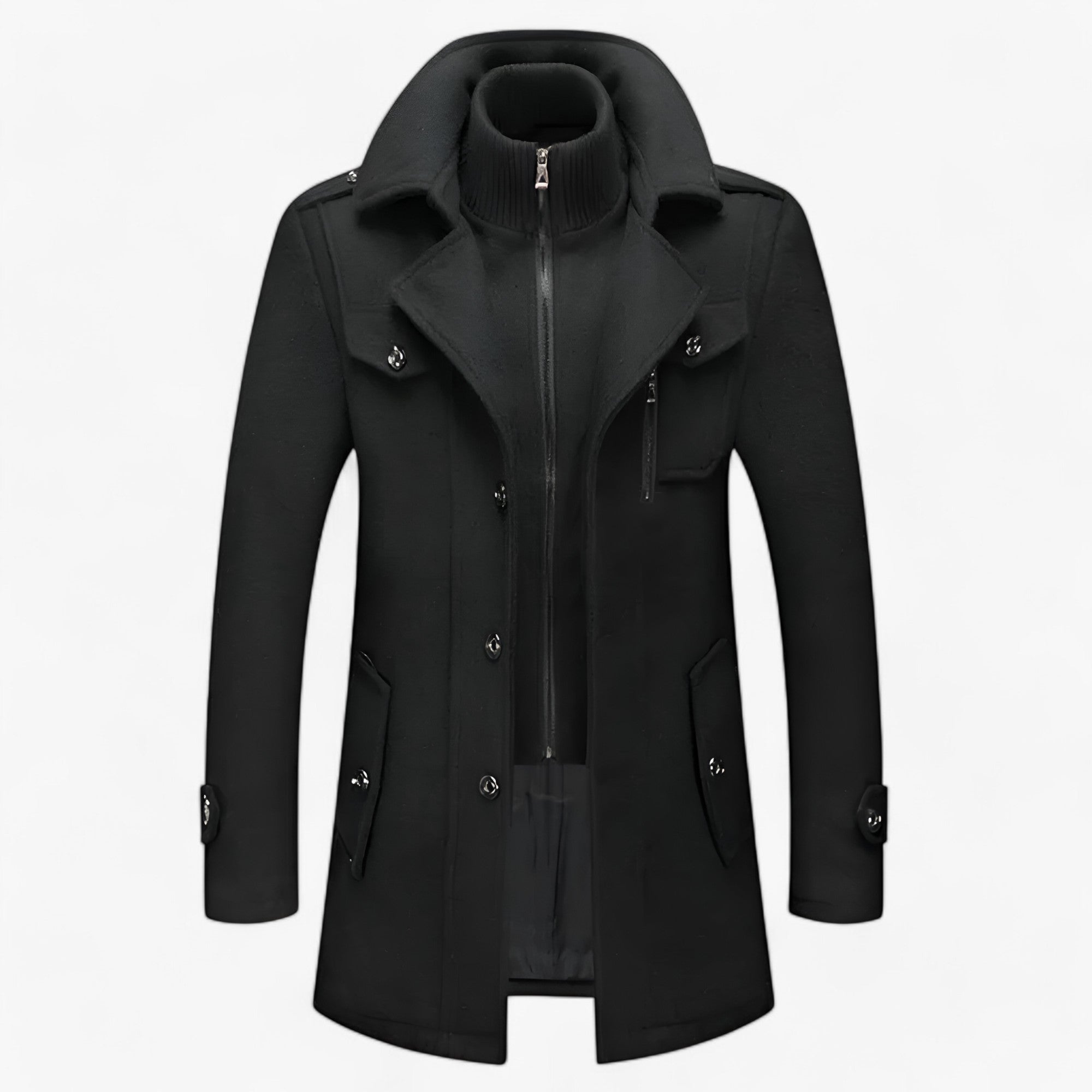 Long Men’s Windbreaker Jacket