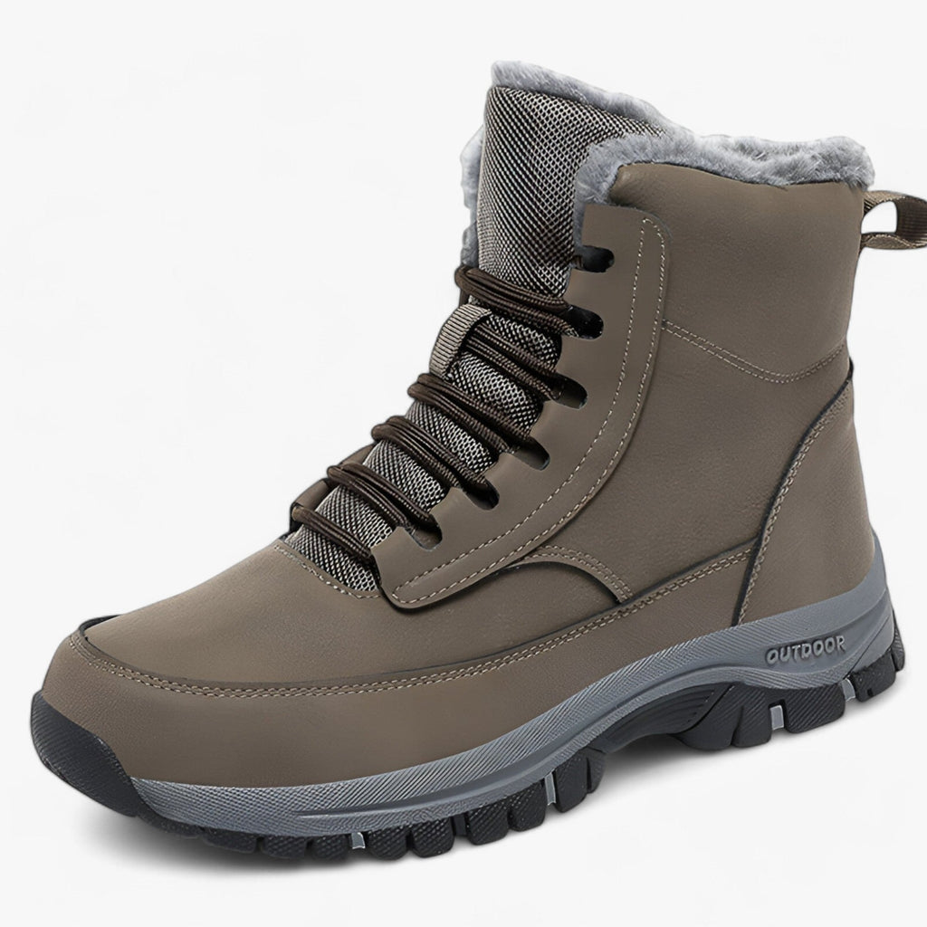Men's Waterproof Leather Winter Boots