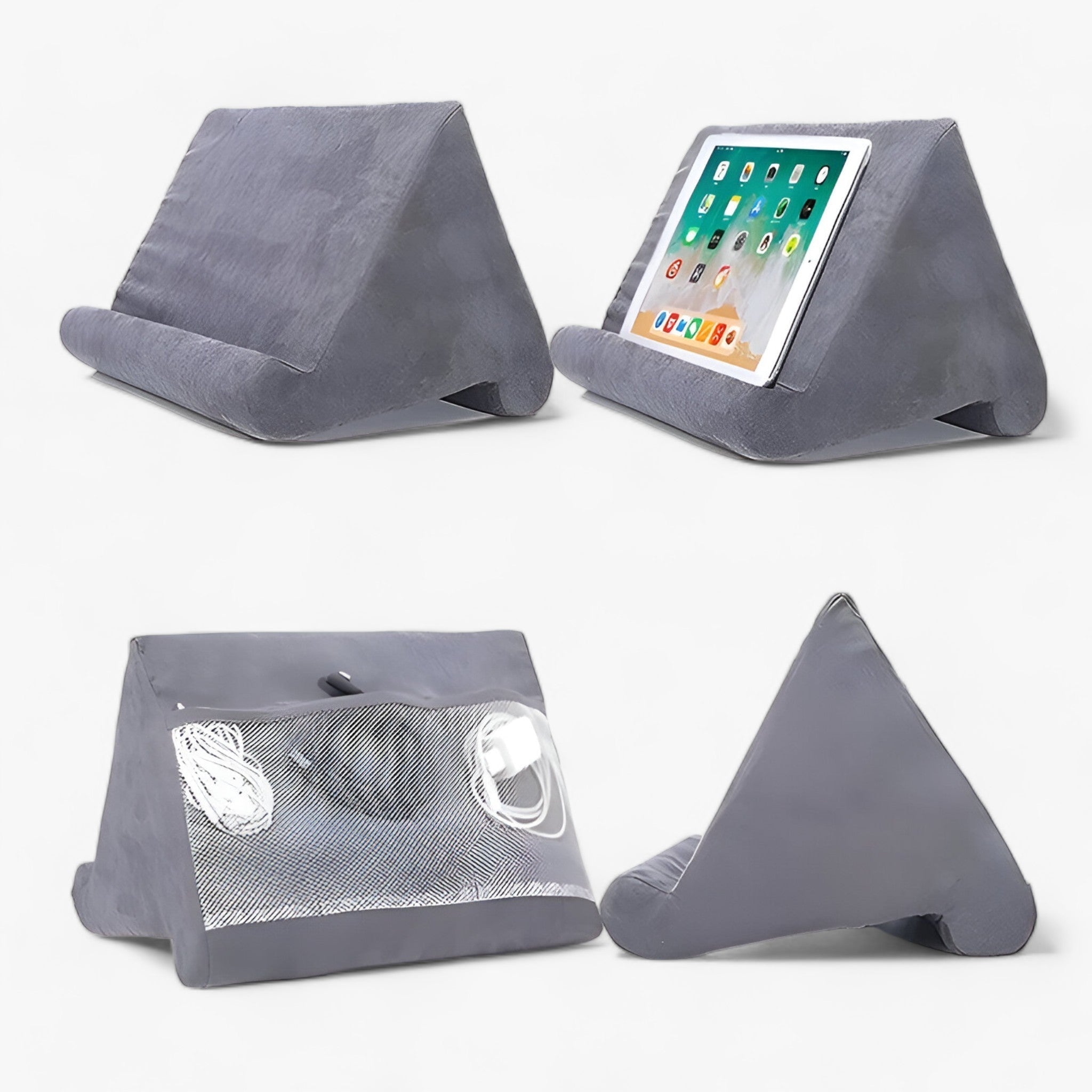 Ergonomic Tablet and Phone Pillow Stand