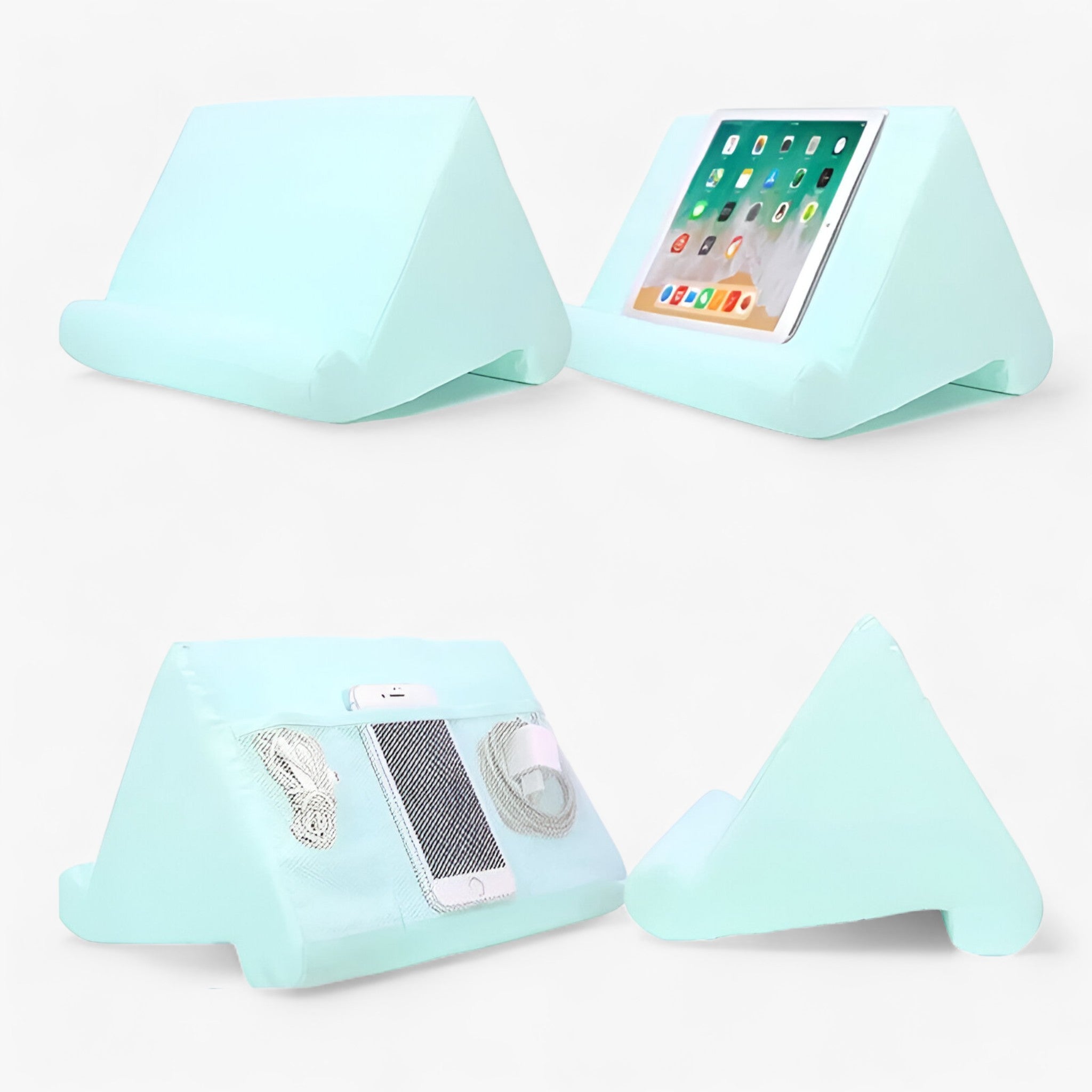 Ergonomic Tablet and Phone Pillow Stand