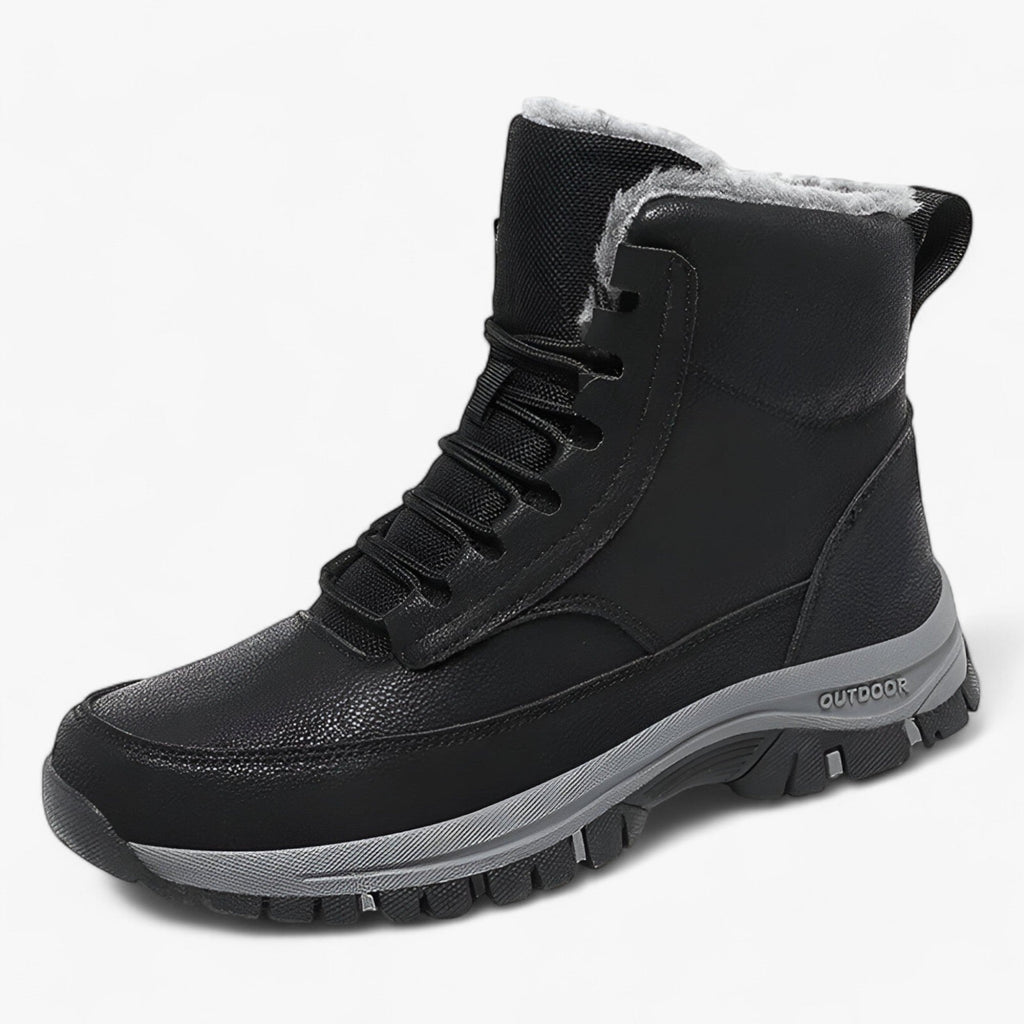 Men's Waterproof Leather Winter Boots