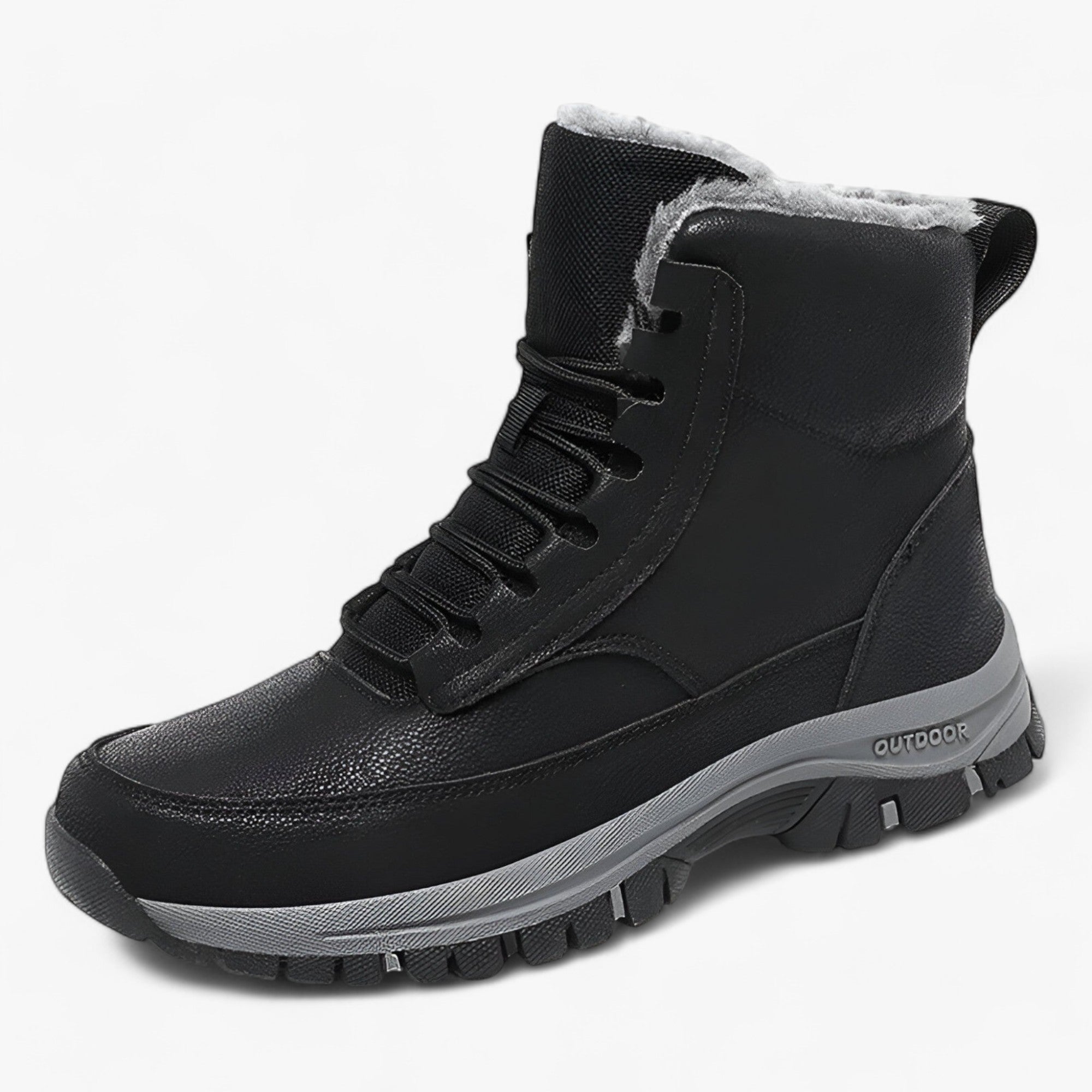 Men's Waterproof Leather Winter Boots