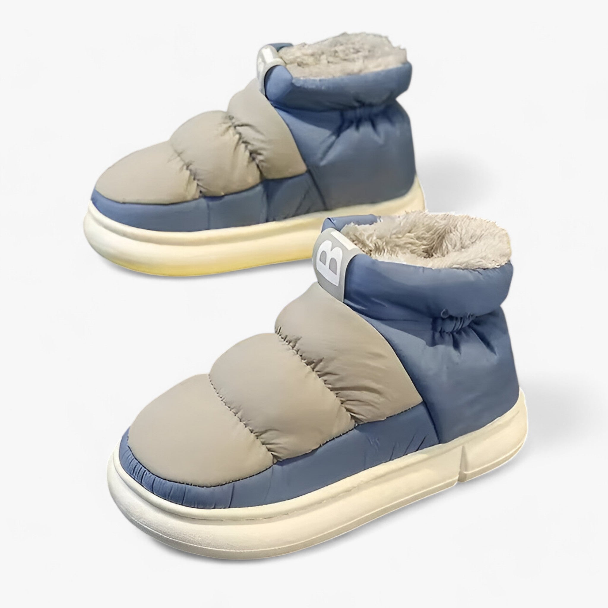 Waterproof Winter Lace-Up Boots – Warm Slip-Resistant