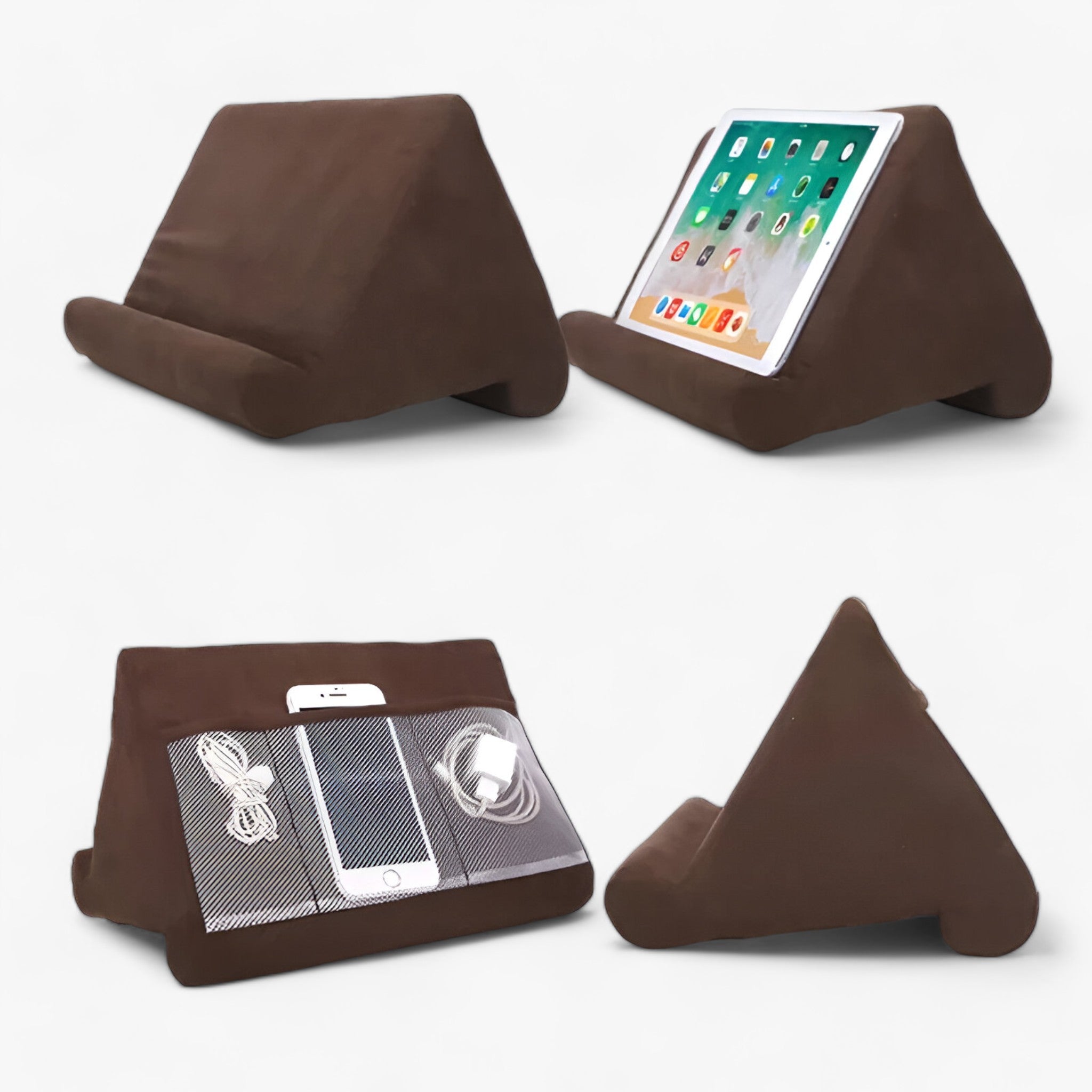 Ergonomic Tablet and Phone Pillow Stand