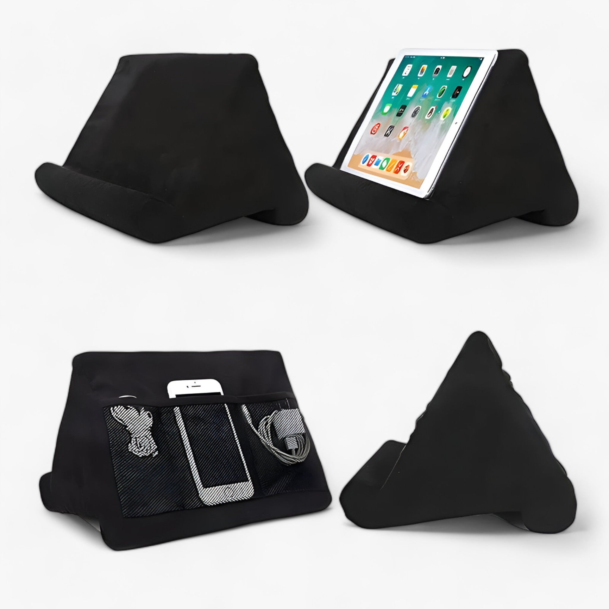 Ergonomic Tablet and Phone Pillow Stand