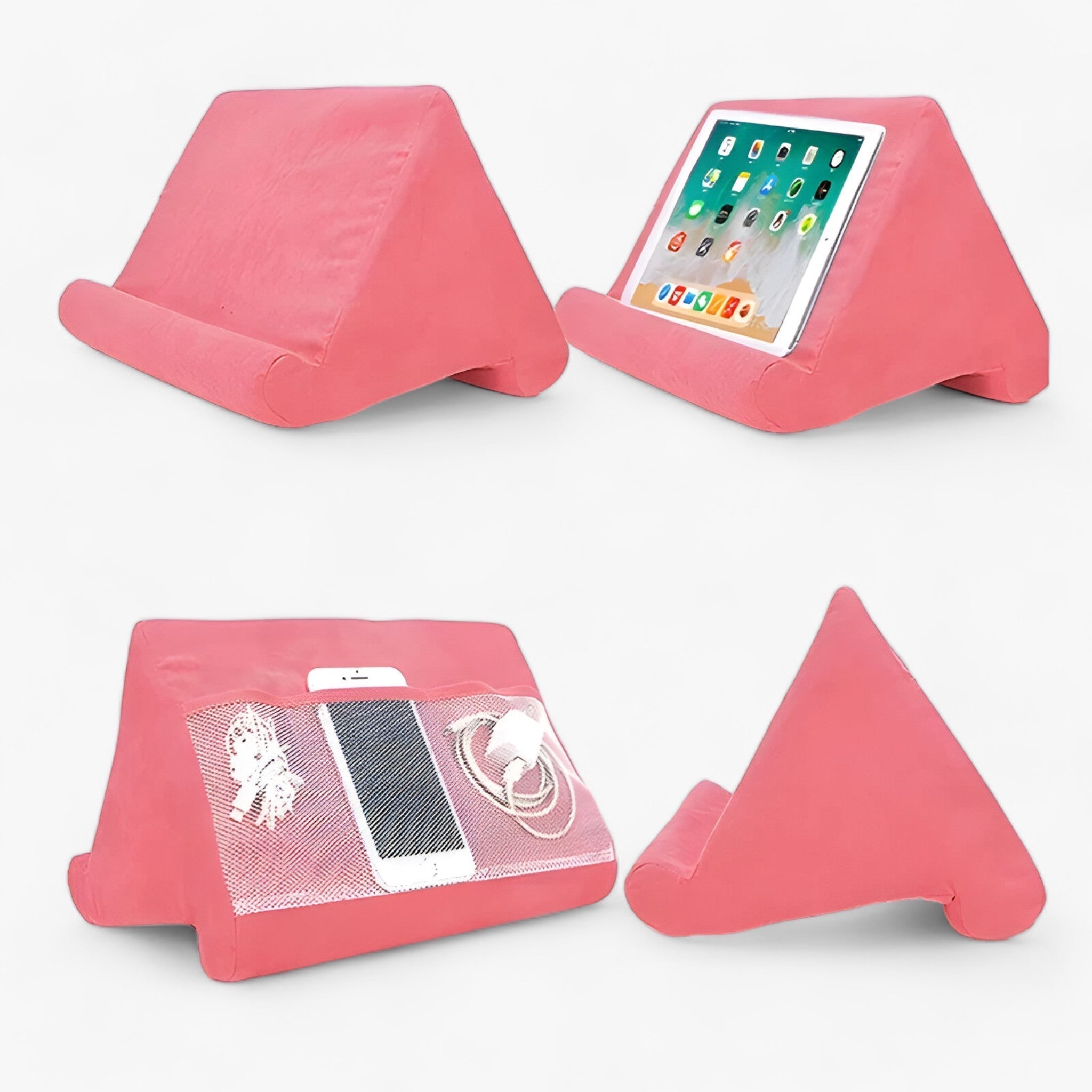 Ergonomic Tablet and Phone Pillow Stand