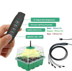 Indoor Mini Greenhouse Grow Light Kit