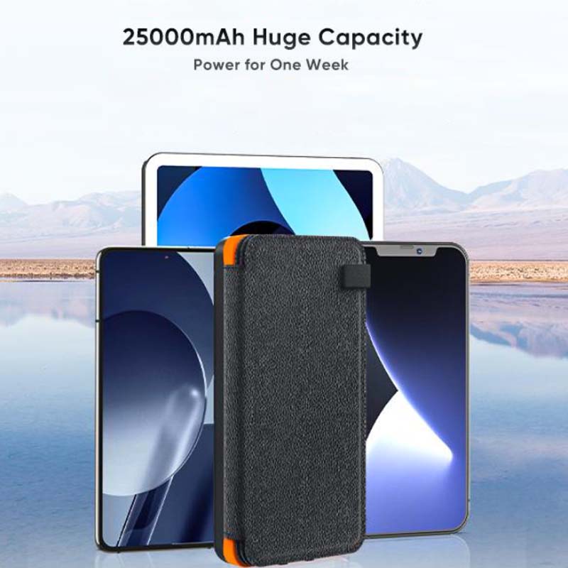 Solar Power Bank 25000mAh