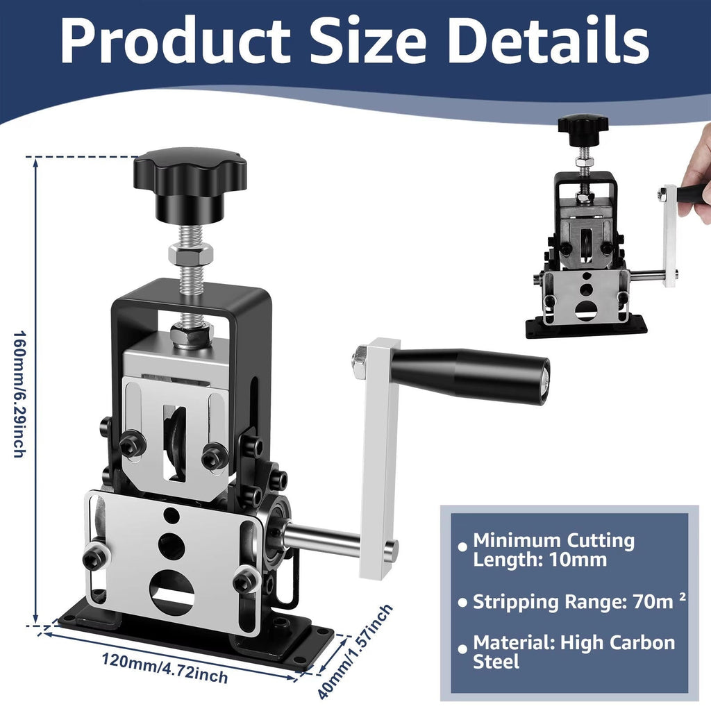 Manual Cable Cutter Adjustable Precision