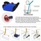 Backless Child Booster Car Seat