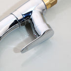 Modern Pull-Out Bathroom Faucet Brass