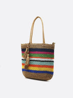 Striped Tote Bag for Everyday Use