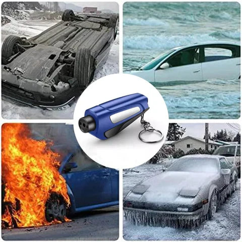 Car Safety Hammer with Seatbelt Cutter