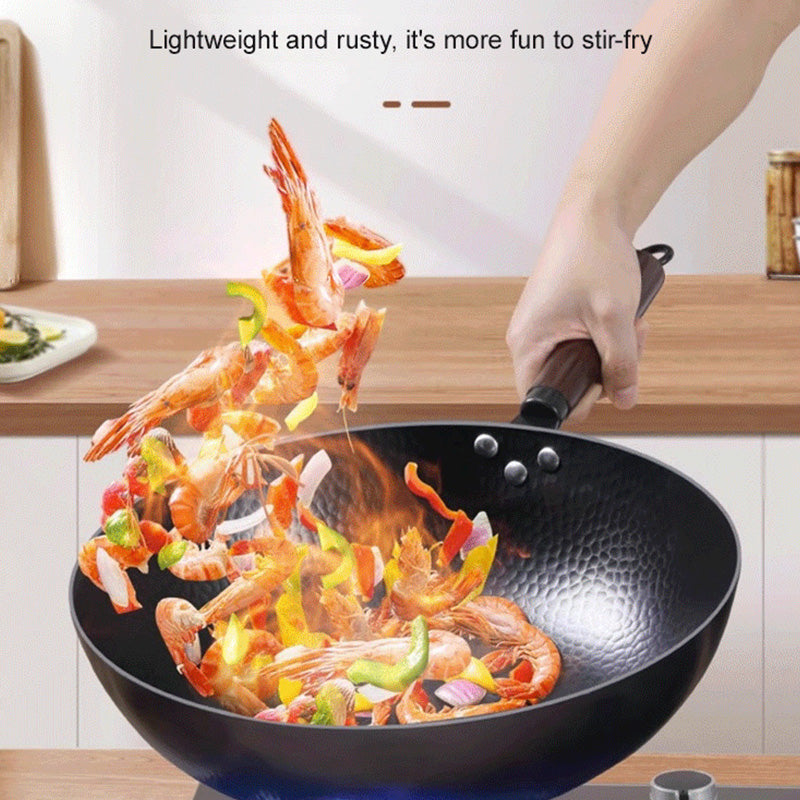 Stainless Steel Frying Pan with Natural Non Stick Surface