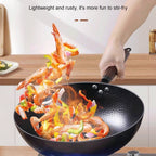 Stainless Steel Frying Pan with Natural Non Stick Surface