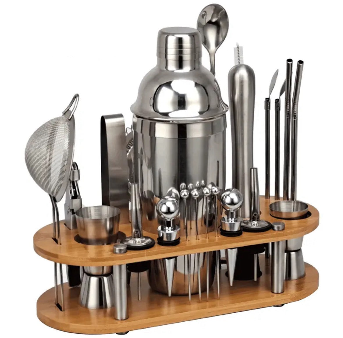 23-Piece Professional Cocktail Shaker Set