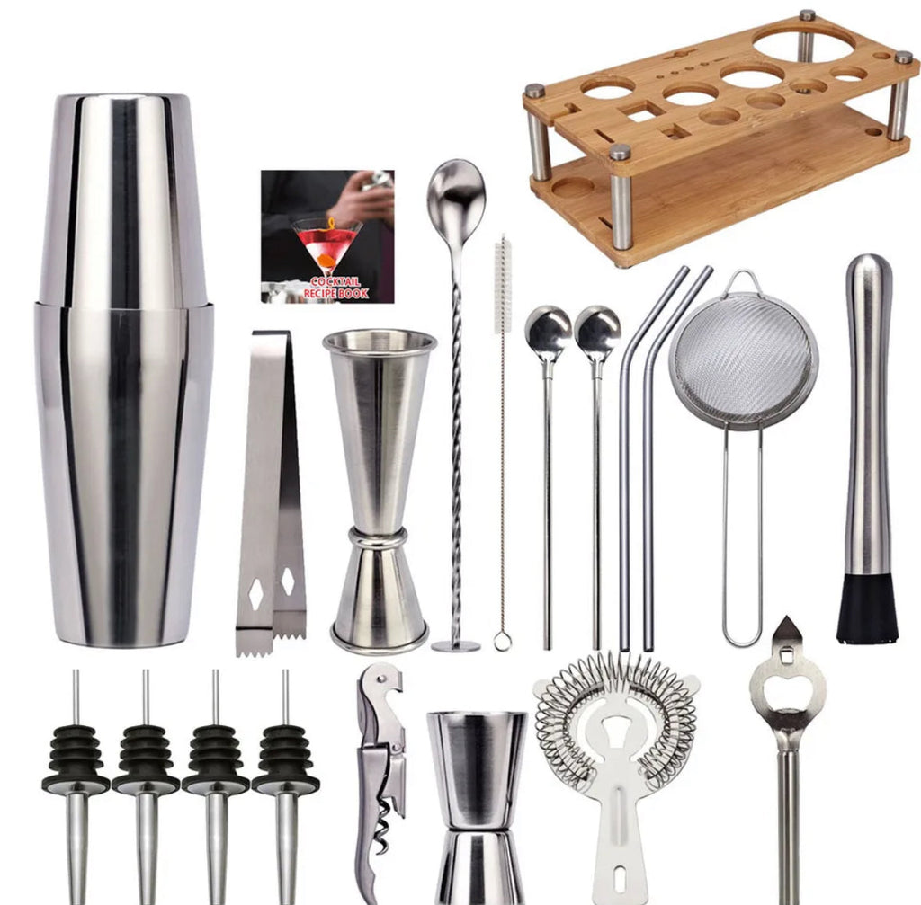 23-Piece Professional Cocktail Shaker Set