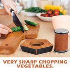 Manual Knife Sharpener with Diamond Roll