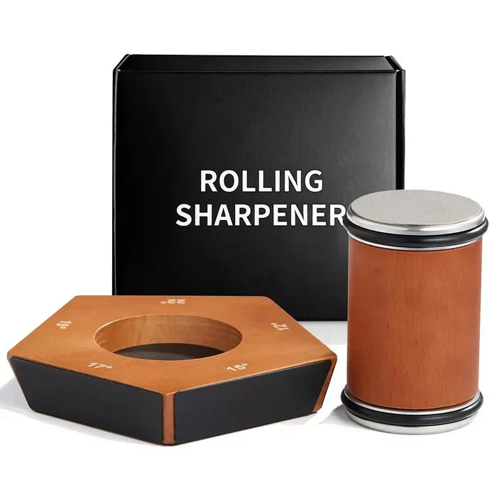 Manual Knife Sharpener with Diamond Roll