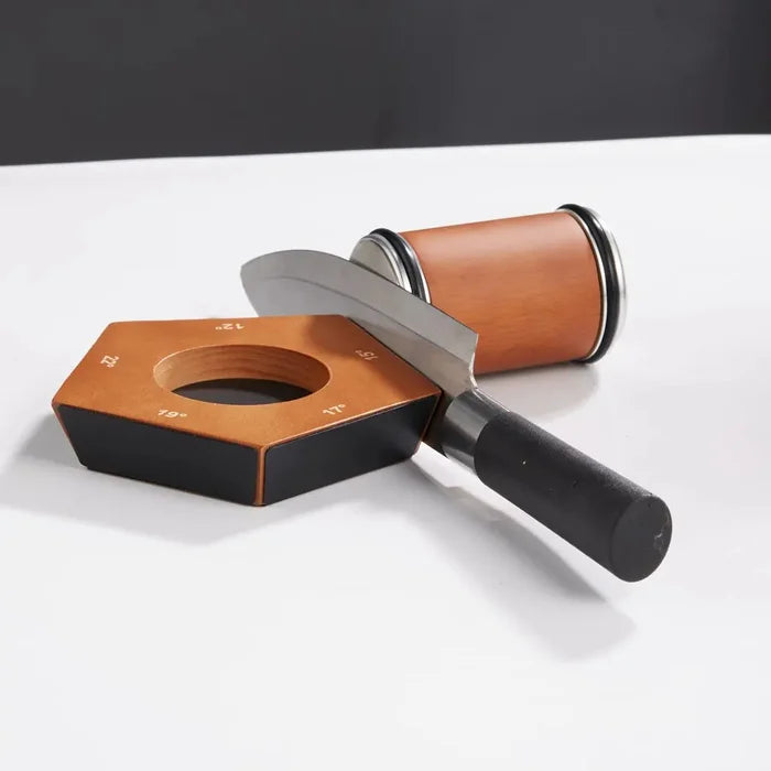 Manual Knife Sharpener with Diamond Roll