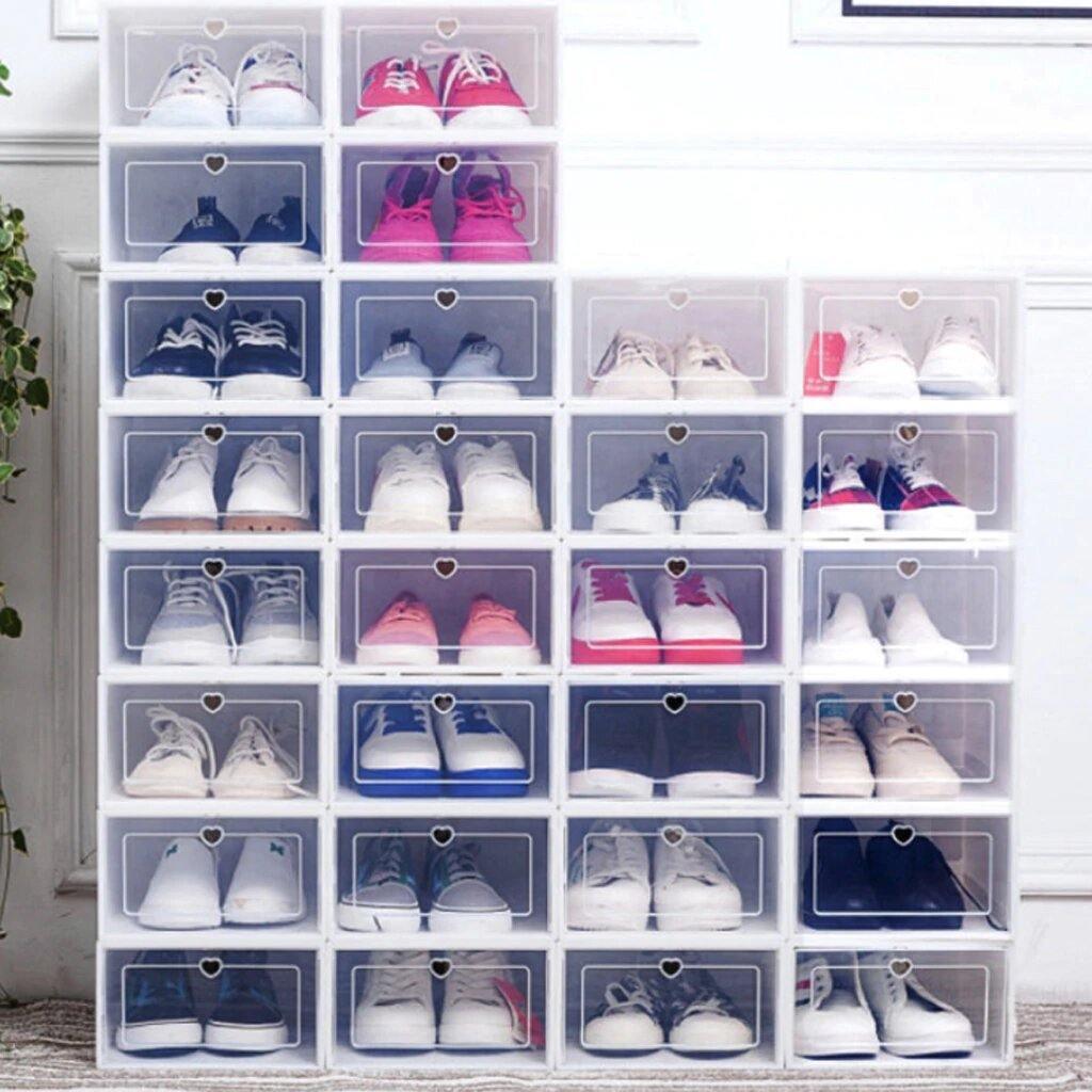 Stackable Transparent Shoe Storage Box