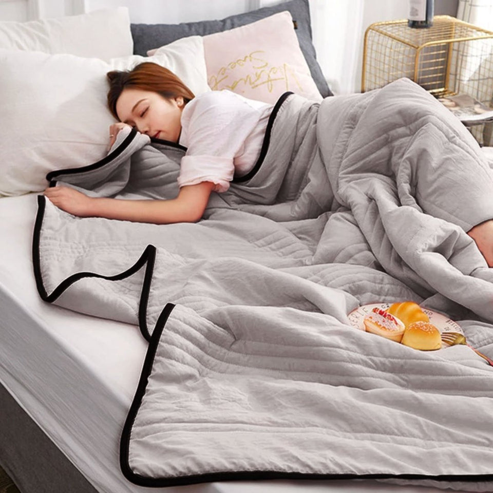 Cooling Silk Sleep Blanket