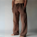 Men’s Linen Trousers Lightweight Summer Wear