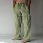 Men’s Linen Trousers Lightweight Summer Wear